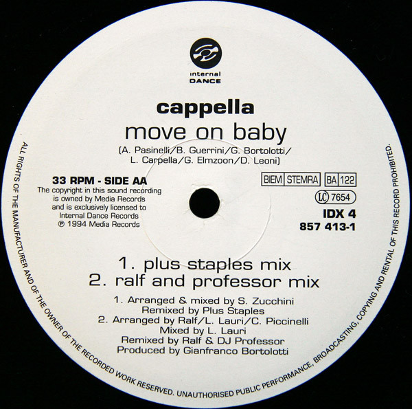 Cappella - Move On Baby | Internal Dance (IDX 4) - 4