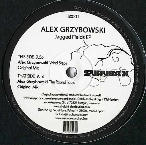 Alex Grzybowski - Jagged Fields EP | Suruba X (SX001)