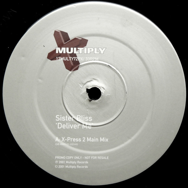 Sister Bliss - Deliver Me | Multiply Records (12MULTY72PX)