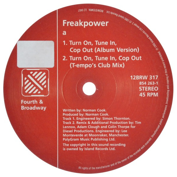 Freakpower - Turn On, Tune In, Cop Out | 4th & Broadway (12 BRW 317) - 3 Freakpower - Turn On, Tune In, Cop Out | 4th & Broadway (12 BRW 317) - 3