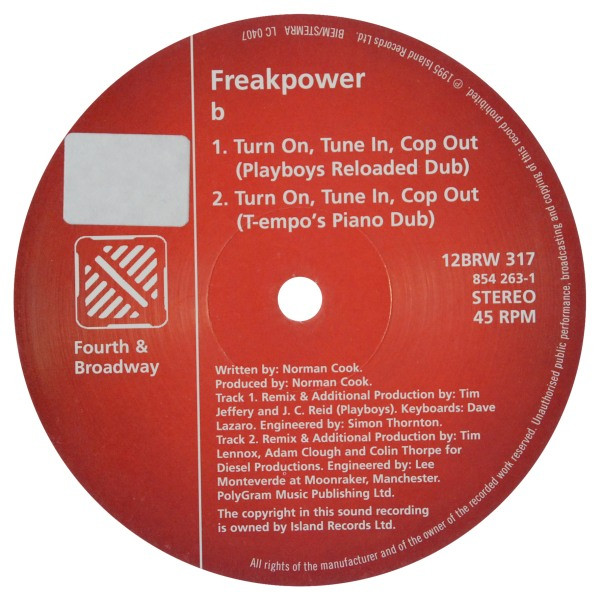 Freakpower - Turn On, Tune In, Cop Out | 4th & Broadway (12 BRW 317) - 4 Freakpower - Turn On, Tune In, Cop Out | 4th & Broadway (12 BRW 317) - 4