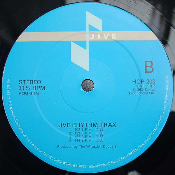 Willesden Dodgers - Jive Rhythm Trax | Jive (HOP 203) - 4 Willesden Dodgers - Jive Rhythm Trax | Jive (HOP 203) - 4