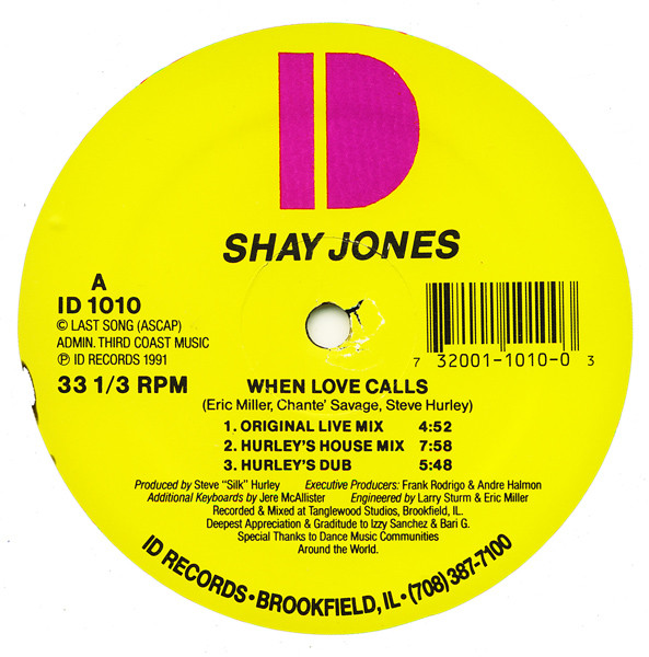Shay Jones - When Love Calls | ID Records (ID 1010) - 2 Shay Jones - When Love Calls | ID Records (ID 1010) - 2