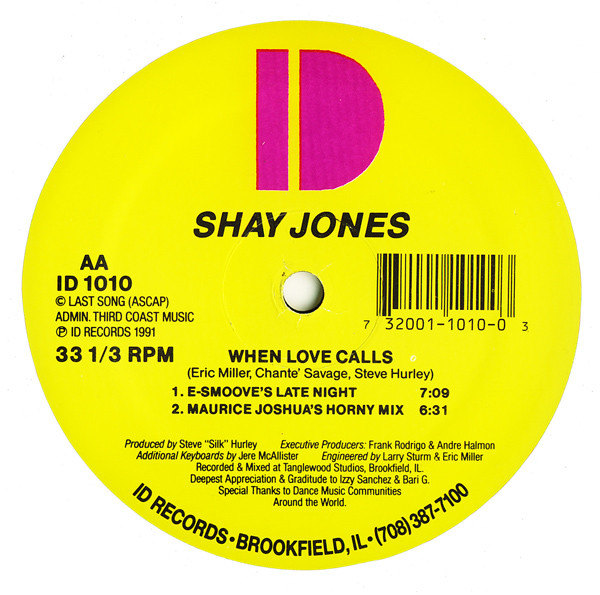 Shay Jones - When Love Calls | ID Records (ID 1010) - main Shay Jones - When Love Calls | ID Records (ID 1010) - main