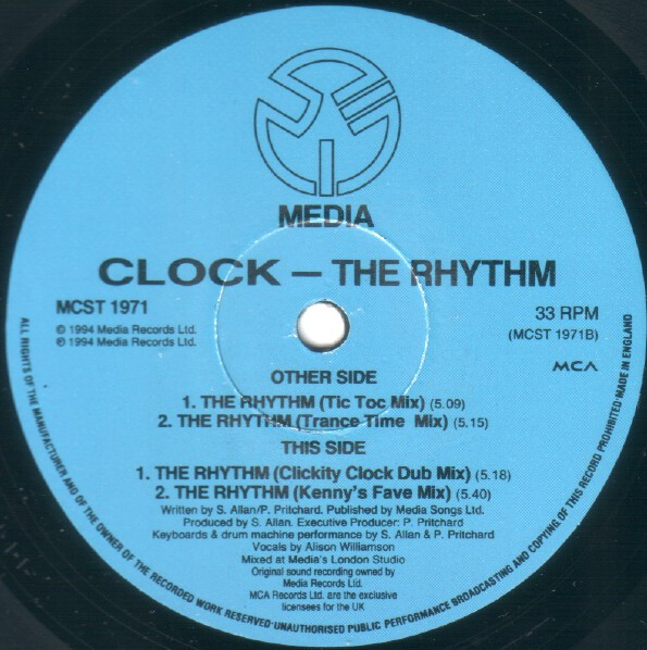 Clock - The Rhythm | Media Records (MCST 1971) - 4 Clock - The Rhythm | Media Records (MCST 1971) - 4