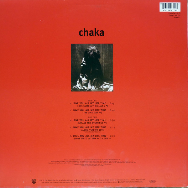 Chaka - Love You All My Lifetime | Warner Bros. Records (9362-40412-0) - 2
