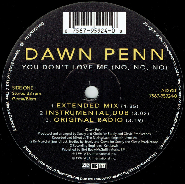Dawn Penn - You Don't Love Me (No, No, No) | Atlantic (A8295T) - 3 Dawn Penn - You Don't Love Me (No, No, No) | Atlantic (A8295T) - 3