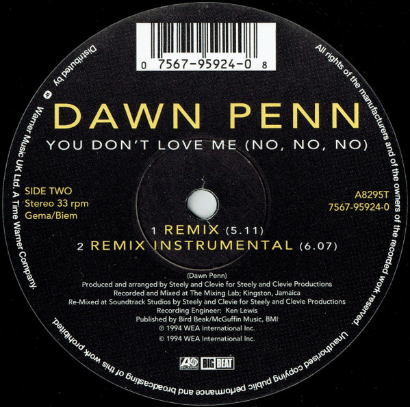 Dawn Penn - You Don't Love Me (No, No, No) | Atlantic (A8295T) - 4 Dawn Penn - You Don't Love Me (No, No, No) | Atlantic (A8295T) - 4