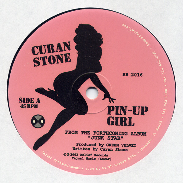 Curan Stone - Pin-Up Girl | Relief Records (RR 2016) - main