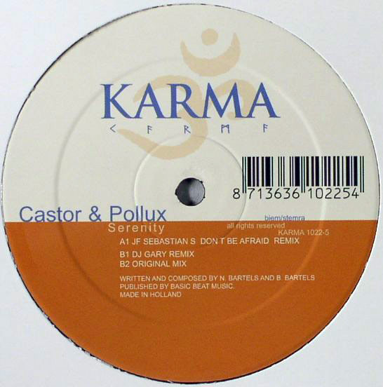 Castor & Pollux - Serenity | Karma (KARMA 1022-5) - main