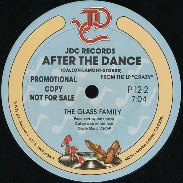 The Glass Family - After The Dance | JDC Records (JDC-P-12-2) - main