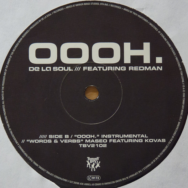De La Soul - Oooh. | Tommy Boy (TBV 2102) - 4