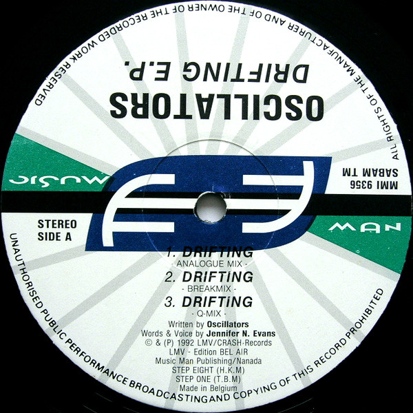 Oscillators - Drifting E.P. | Music Man Records (MMI 9356) - main