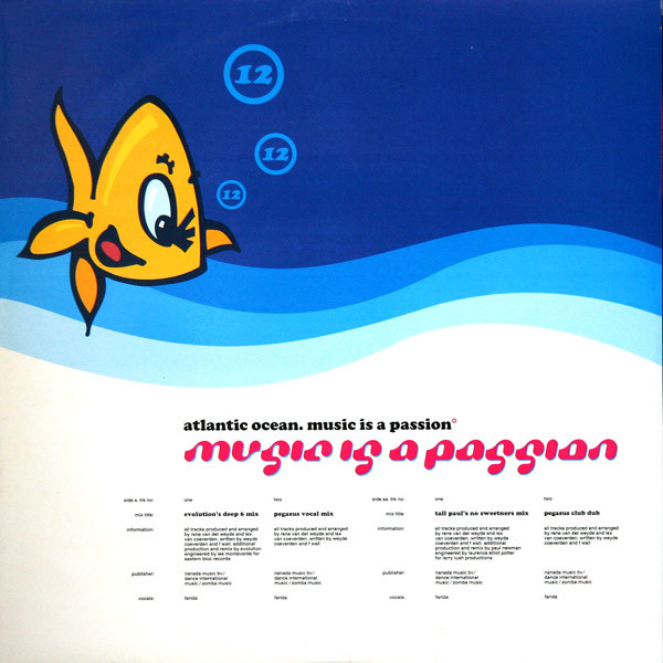 Atlantic Ocean - Music Is A Passion | Eastern Bloc Records (bloc 017) - main Atlantic Ocean - Music Is A Passion | Eastern Bloc Records (bloc 017) - main