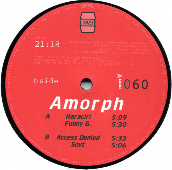 Amorph - Shaped | Formaldehyd (form 060) - 2