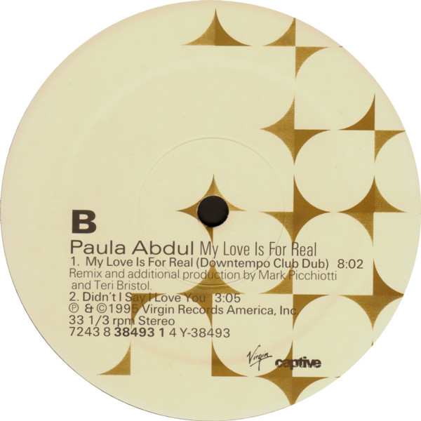 Paula Abdul - My Love Is For Real | Virgin (7243 8 38493 1 4) - 4 Paula Abdul - My Love Is For Real | Virgin (7243 8 38493 1 4) - 4