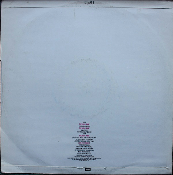 Jaki Graham - Breaking Away | EMI (12JAKI 8) - 6