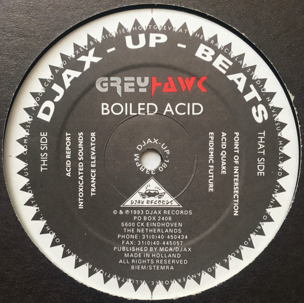 Greyhawk - Boiled Acid | Djax-Up-Beats (DJAX-UP-180) - main Greyhawk - Boiled Acid | Djax-Up-Beats (DJAX-UP-180) - main