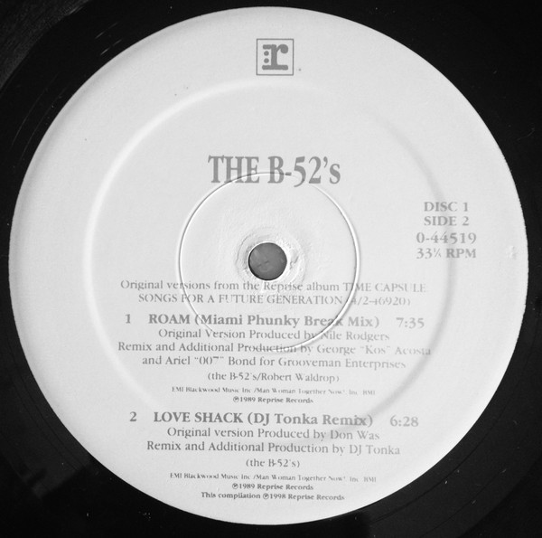 The B-52's - Time Capsule - The Mixes | Reprise Records (0-44519) - 2