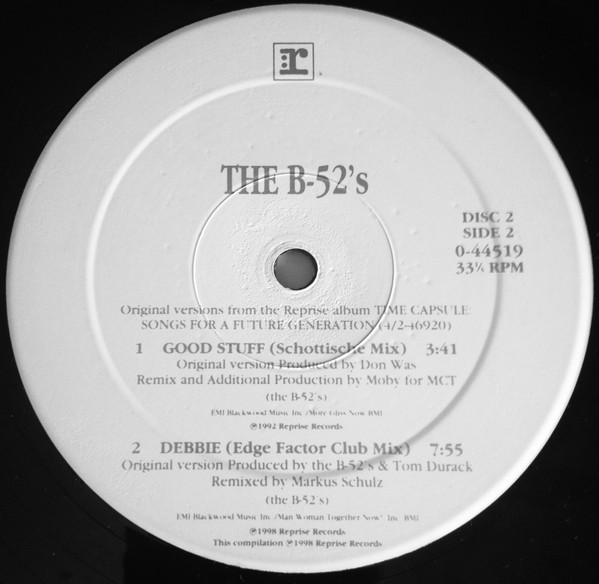 The B-52's - Time Capsule - The Mixes | Reprise Records (0-44519) - 4
