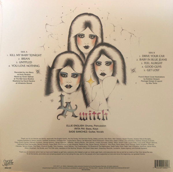 L.A. Witch - L.A. Witch | Suicide Squeeze (SSQ155) - 2 L.A. Witch - L.A. Witch | Suicide Squeeze (SSQ155) - 2