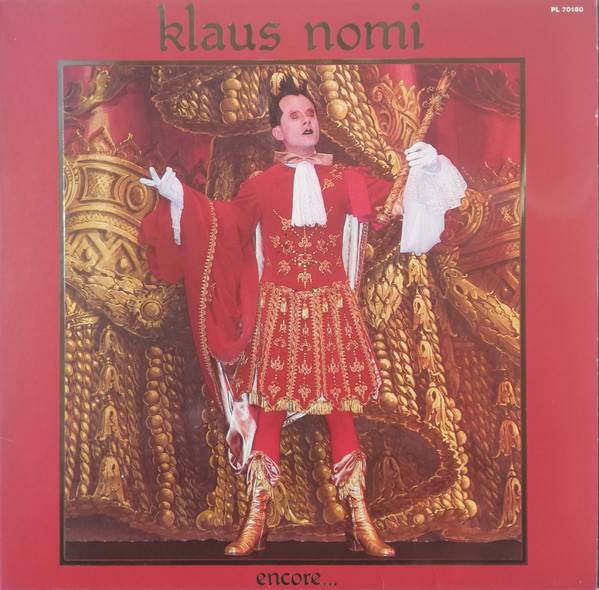Klaus Nomi - Encore ... | RCA (PL 70180)