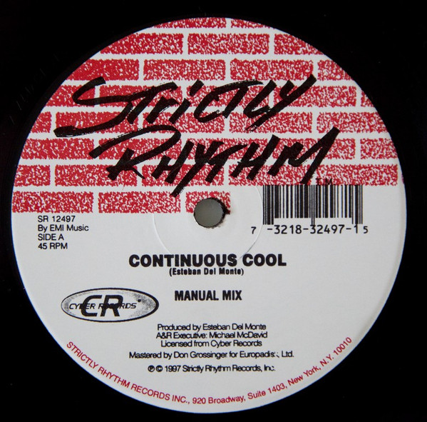 Continuous Cool - Manual Mix / Automatic Remix | Strictly Rhythm (SR 12497) - 2