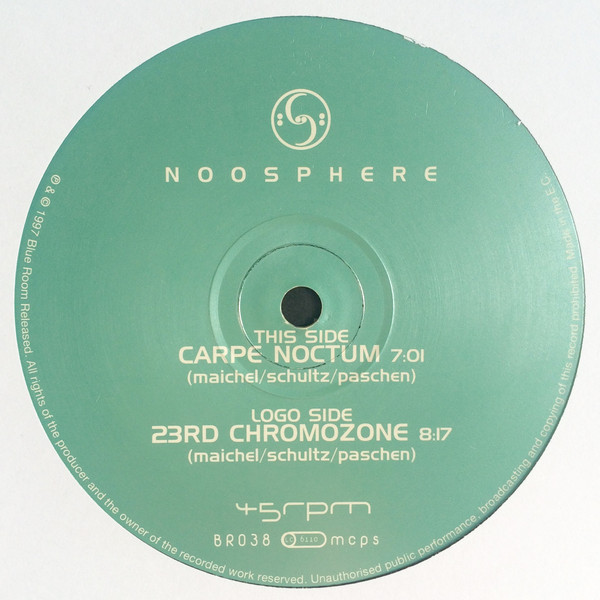 Noosphere - Carpe Noctum / 23rd Chromozone | Blue Room Released (BR038) - 2