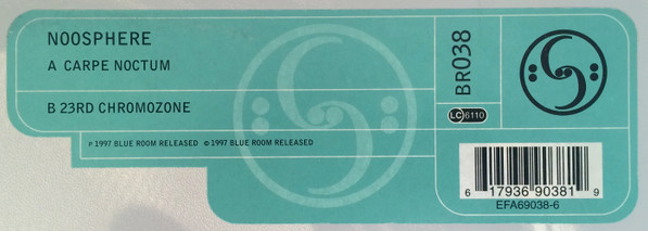 Noosphere - Carpe Noctum / 23rd Chromozone | Blue Room Released (BR038) - 4
