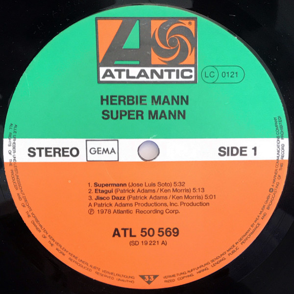 Herbie Mann - Super Mann | Atlantic (ATL 50 569) - 4