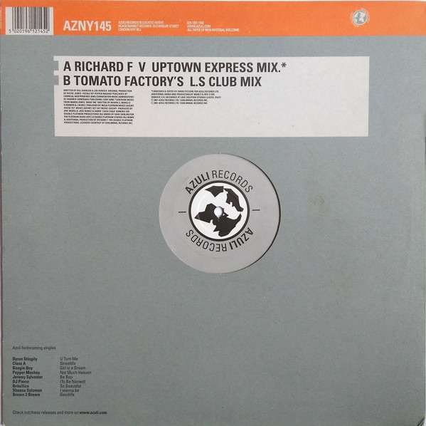 Richie Jones & Uptown Express & Richard F. - Not Much Heaven | Azuli Records (AZNY145) - 2 Richie Jones & Uptown Express & Richard F. - Not Much Heaven | Azuli Records (AZNY145) - 2