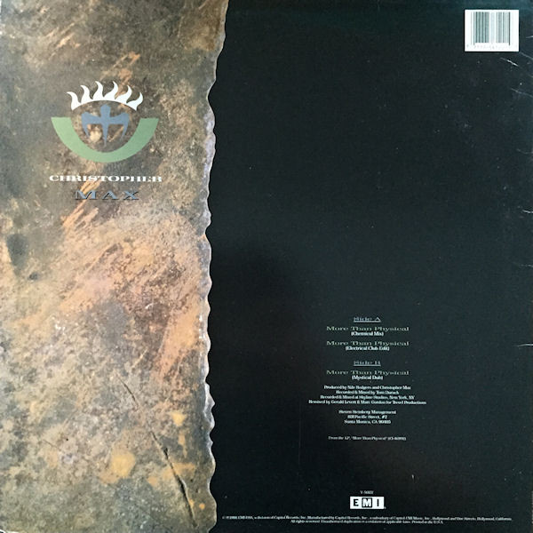 Christopher Max - More Than Physical | EMI USA (V-56122) - 2 Christopher Max - More Than Physical | EMI USA (V-56122) - 2