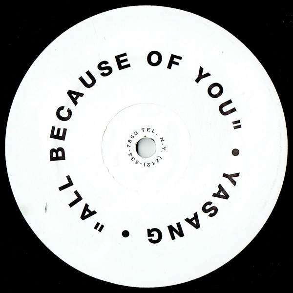 Yasang - All Because Of You | Not On Label (FWR 018) - main Yasang - All Because Of You | Not On Label (FWR 018) - main