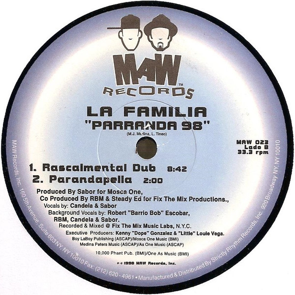 La Familia - Parranda '98 | MAW Records (MAW 023) - 3 La Familia - Parranda '98 | MAW Records (MAW 023) - 3