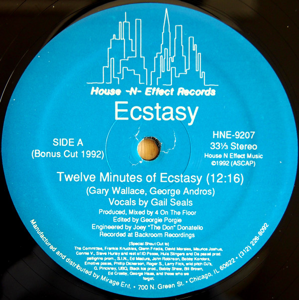 Ecstasy - Twelve Minutes Of Ecstasy | House -N- Effect Records (HNE-9207) - 2 Ecstasy - Twelve Minutes Of Ecstasy | House -N- Effect Records (HNE-9207) - 2