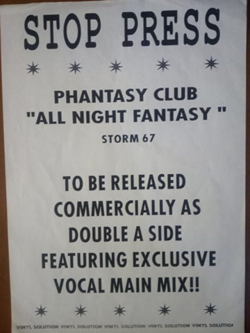 Pfantasy Club - All Night Fantasy | Vinyl Solution (STORM 67) - main