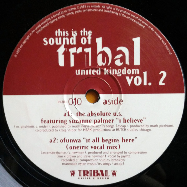 Various - This Is The Sound Of Tribal United Kingdom Volume 2 | TRIBAL United Kingdom (triuklp 010) - 2 Various - This Is The Sound Of Tribal United Kingdom Volume 2 | TRIBAL United Kingdom (triuklp 010) - 2