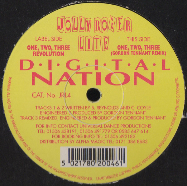 D•I•G•I•T•A•L Nation - One, Two, Three / Revolution | Jolly Roger Lite (JRL4) - 3