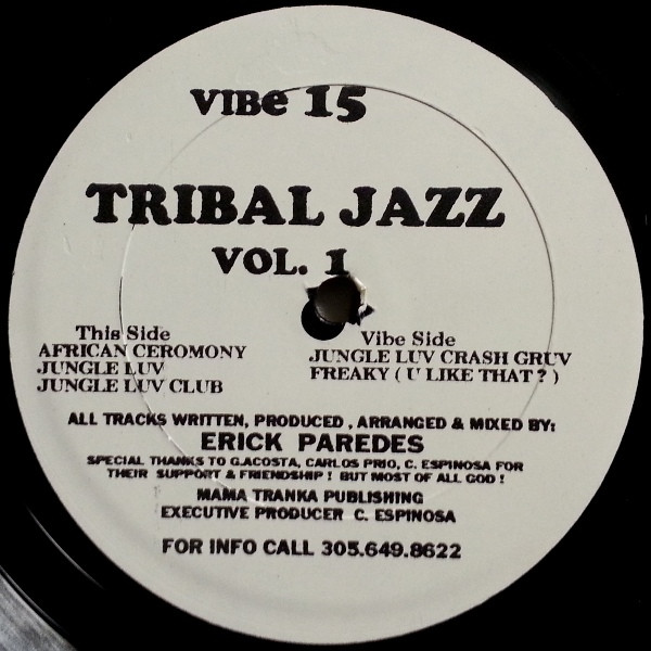Erick Paredes - Tribal Jazz Vol. 1 | Vibe (VIBE 15)