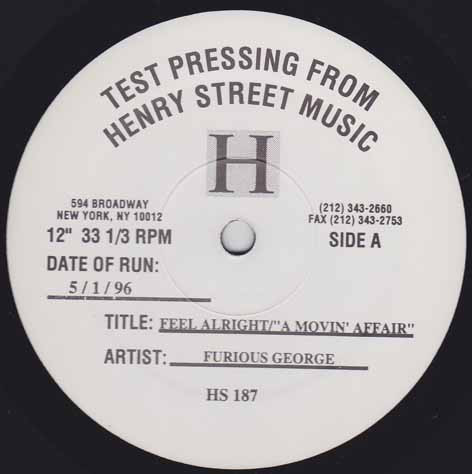 Furious George - Feel Alright | Henry Street Music (HS 187)
