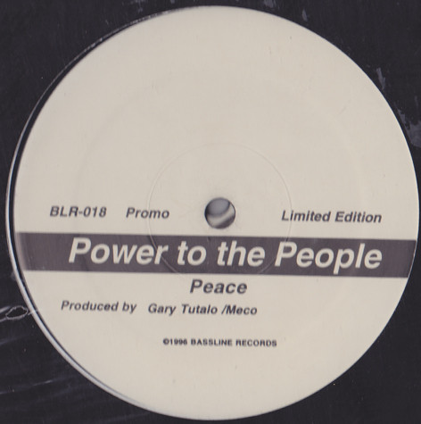 Peace - Power To The People | Bassline Records (BLR-018) - main Peace - Power To The People | Bassline Records (BLR-018) - main