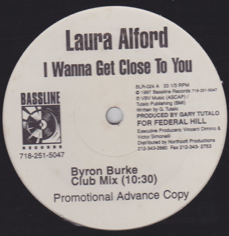 Laura Alford - I Wanna Get Close To You | Bassline Records (BLR-024)