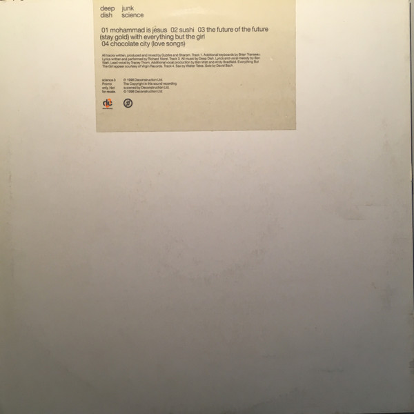 Deep Dish - Junk Science | Deconstruction (SCIENCE 3) - 2 Deep Dish - Junk Science | Deconstruction (SCIENCE 3) - 2