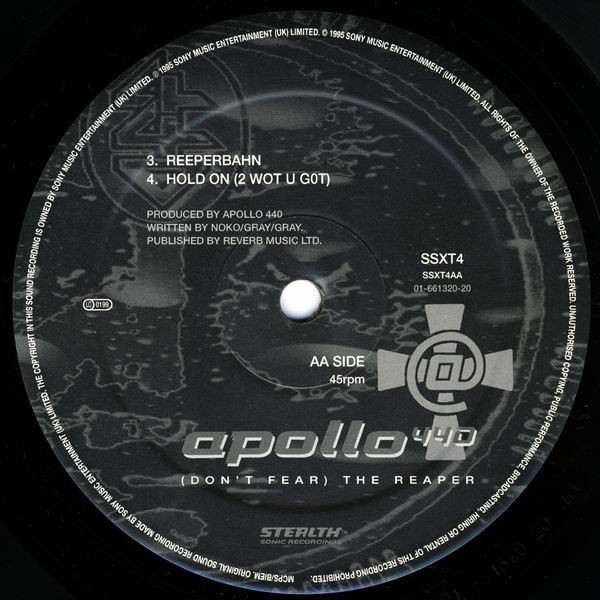 Apollo 440 - (Don't Fear) The Reaper | Stealth Sonic Recordings (SSXT4) - 4 Apollo 440 - (Don't Fear) The Reaper | Stealth Sonic Recordings (SSXT4) - 4