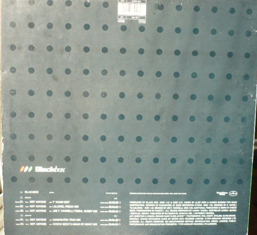 Black Box - Not Anyone | Mercury (MERX 434) - 2