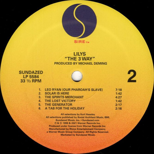 Lilys - The 3 Way | Sundazed Music (LP 5584) - 4 Lilys - The 3 Way | Sundazed Music (LP 5584) - 4