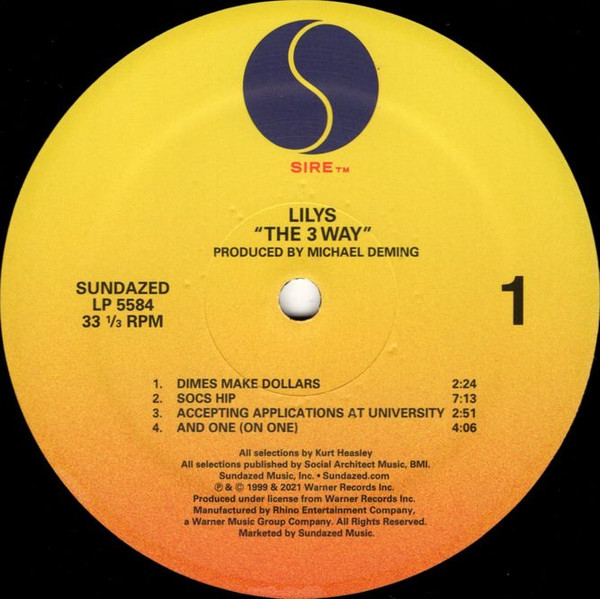 Lilys - The 3 Way | Sundazed Music (LP 5584) - 3 Lilys - The 3 Way | Sundazed Music (LP 5584) - 3