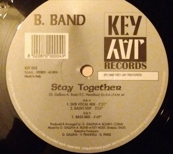 B. Band - Stay Together | Key Jay Records (KJY 002)