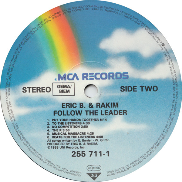 Eric B. & Rakim - Follow The Leader | MCA Records (255 711-1) - 4 Eric B. & Rakim - Follow The Leader | MCA Records (255 711-1) - 4