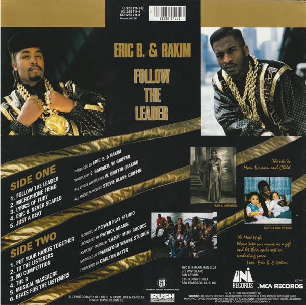 Eric B. & Rakim - Follow The Leader | MCA Records (255 711-1) - 2 Eric B. & Rakim - Follow The Leader | MCA Records (255 711-1) - 2